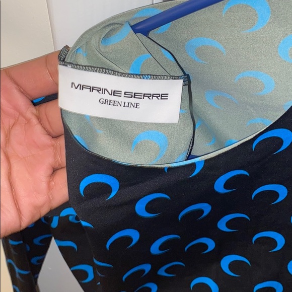 Marine Serre Moon Top Blue (Large) - Picture 4 of 6